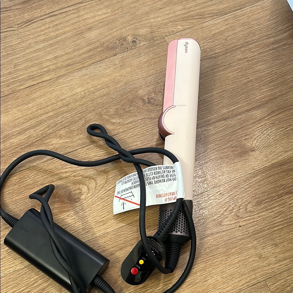 Dyson Hair Straightener in Pink and Cream